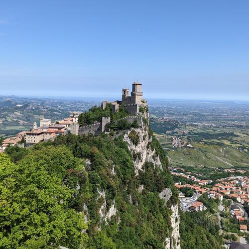 Titan's Castle in San Marino.
