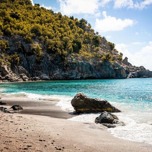 Shell Beach op Sint-Bartholomeus.