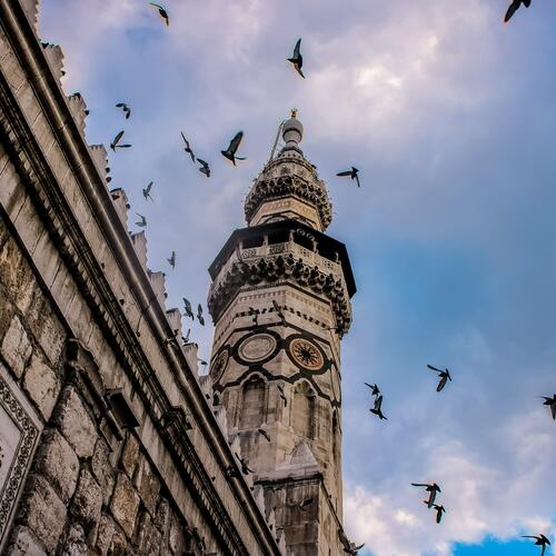 Minaret in Damascus.