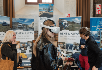 Interactieve stand Rent & Away