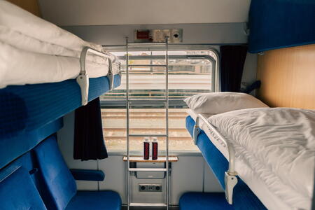 Cabin in nachtrein van European Sleeper