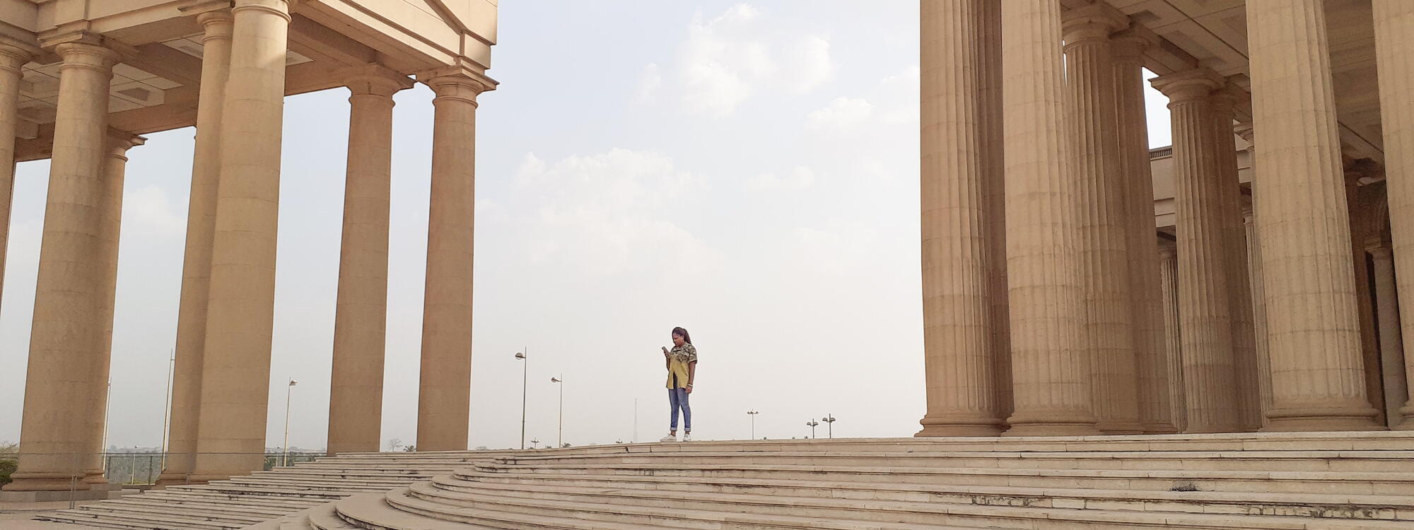 Monument in Yamoussoukro.