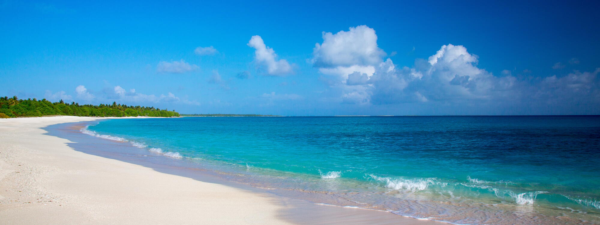 Strand van Bikini-atol.
