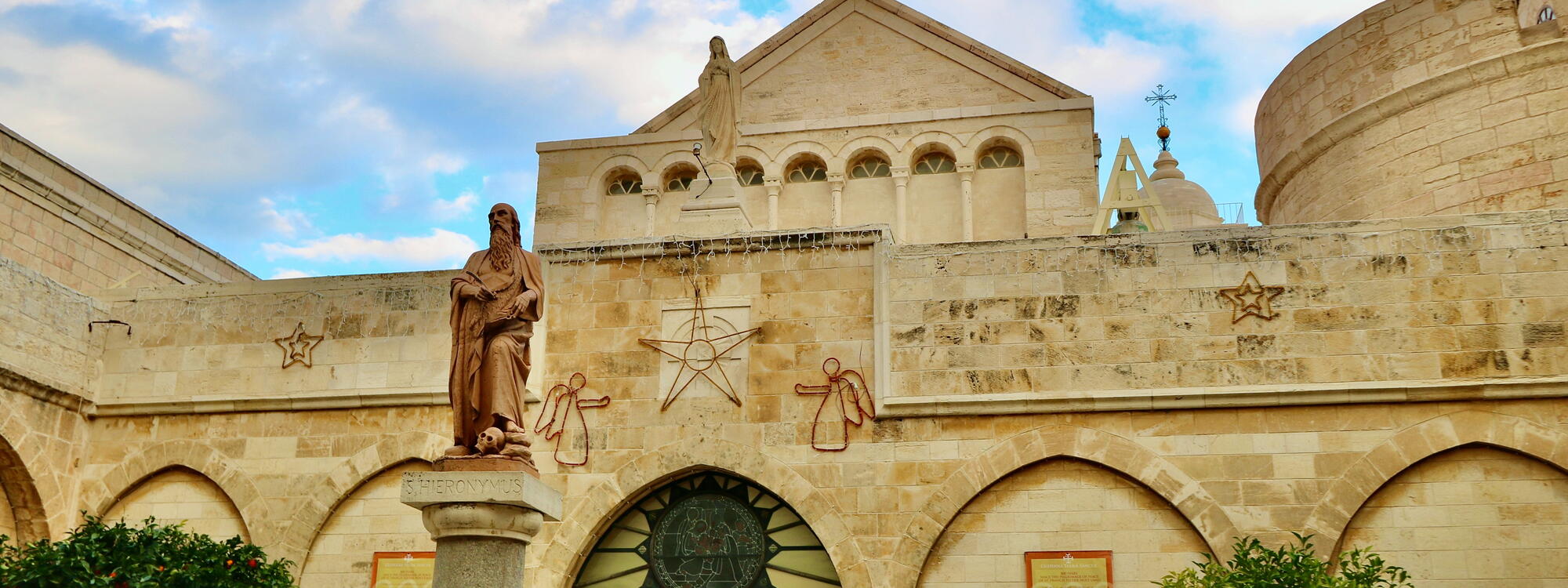 Religieus gebouw in Palestina.
