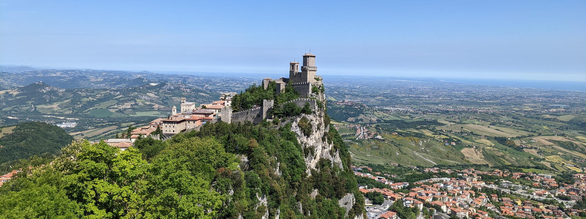 Titan's Castle in San Marino.