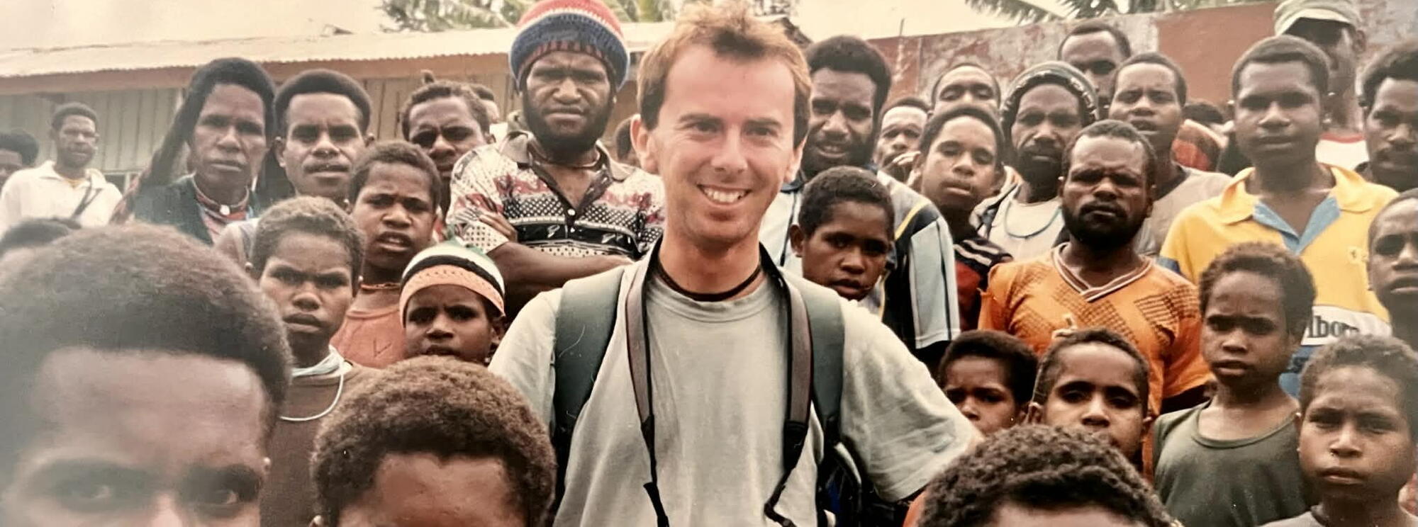 Dominiek in Papoea Nieuw Guinea