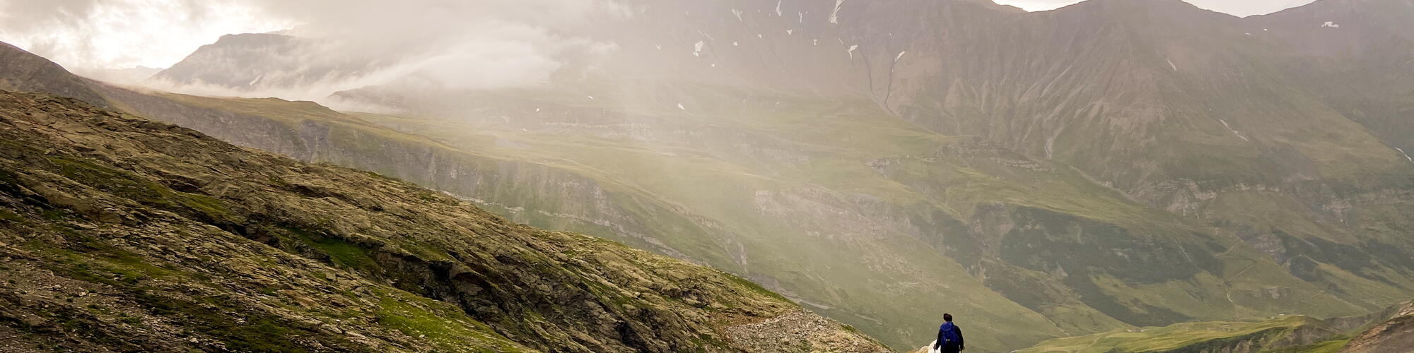 Impressie van de Tour du Mont Blanc, nabij Refuge Robert Blanc