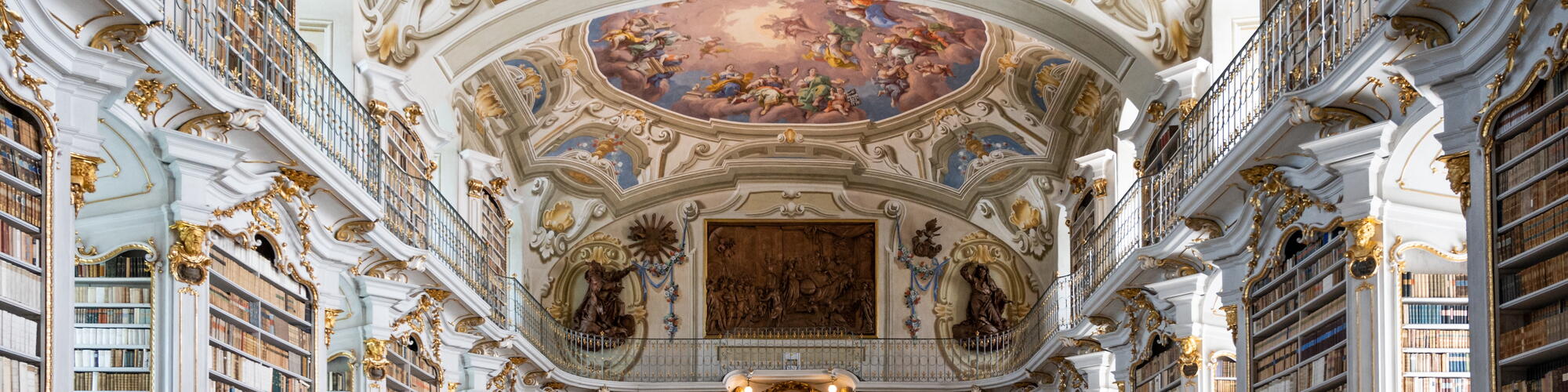 De Admont Abbey Library in Oostenrijk