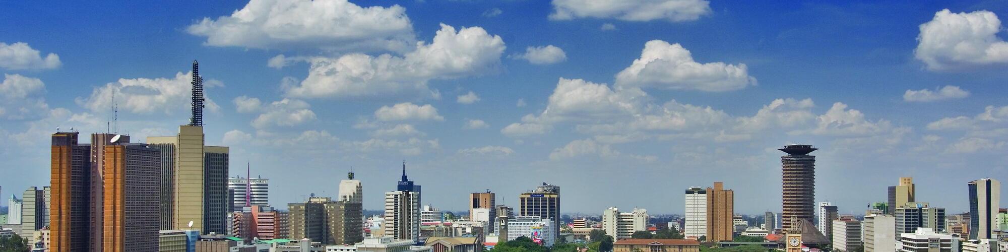Gebouwen in Nairobi