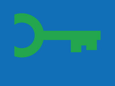 green key label