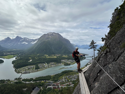 Via ferrata in Noorwegen