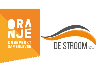 Logo van Oranje vzw en De Stroom vzw