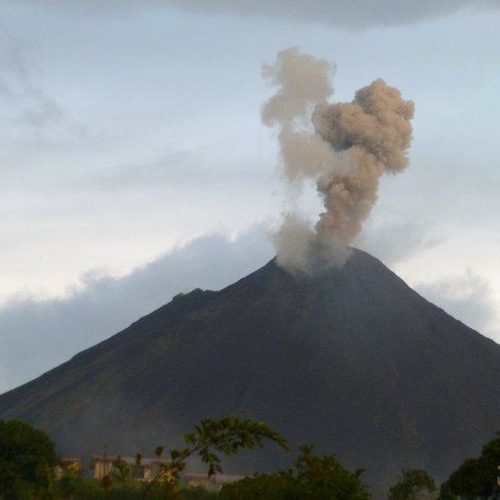 uitbarsting van Arenal-vulkaan