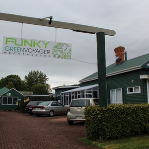 Funky Green Voyager Backpackers