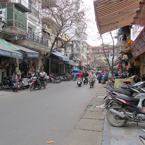 Hang Hom, straat van hAnoi Cic hotel