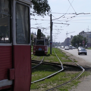 Omsk, trammetjes