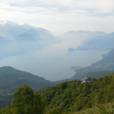 Ochtendzicht vanaf Rifugio Menaggio
