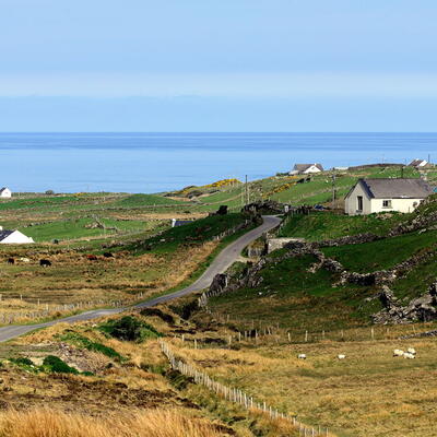 Nauwe wegen langs de Westkust van Ierland