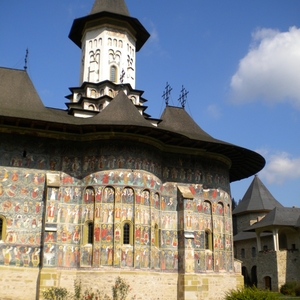 Het klooster van Sucevita in Modavië