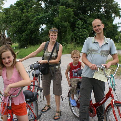 met de fiets Sukhothai verkennen