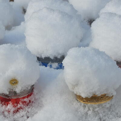 Sneeuw in Cappadocië