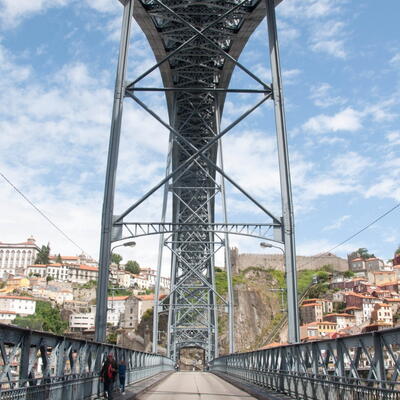 Ponte D. Luis I brug in Porto