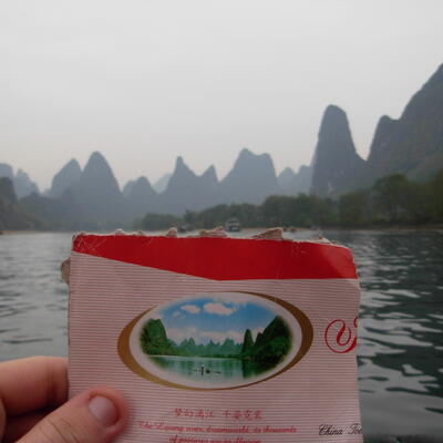 Li-rivier bij Yangshuo