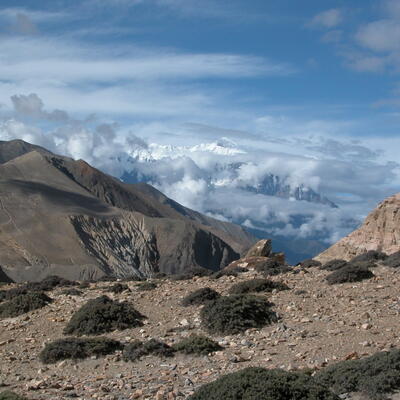 Mustang - Net voorbij Chele (3050m)
