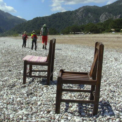 Lycian Way Cirali ter hoogte van de Olympossite