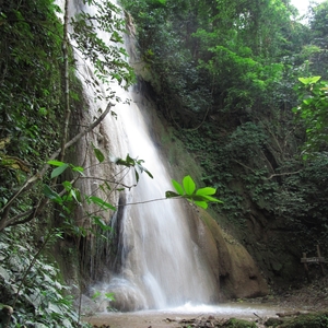 1 van de 7 watervallen in de buurt van Mae Sariang