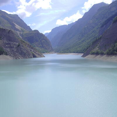 Het meer van Mont de Lans