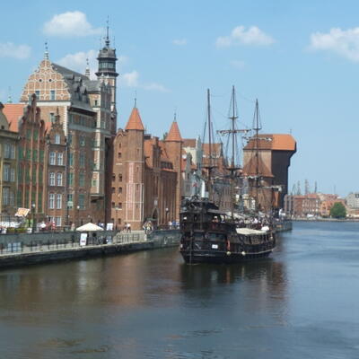 Gdansk, houten kraan