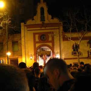 processiestoet van cofradia Los Negritos