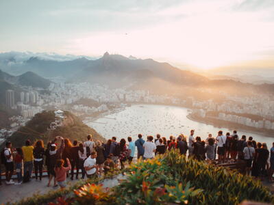 Toeristen in Rio de Janeiro