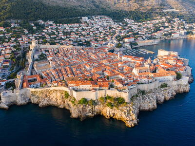 Bovenaanzicht van Dubrovnik