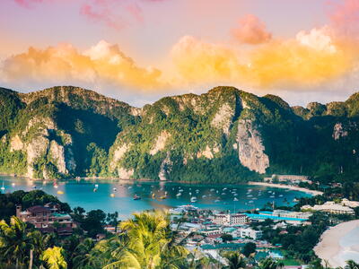 De Phi Phi-eilanden in Thailand