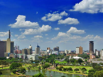 Gebouwen in Nairobi