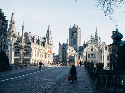 Gebouwen in de stad Gent