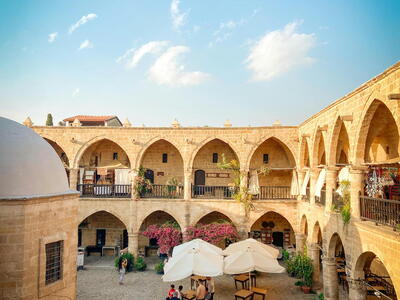 Plein in Nicosia, Cyprus